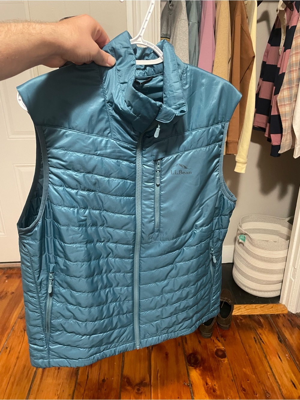 LLbean Men's PrimaLoft Packaway Vest - spring 2026 retail is:$170